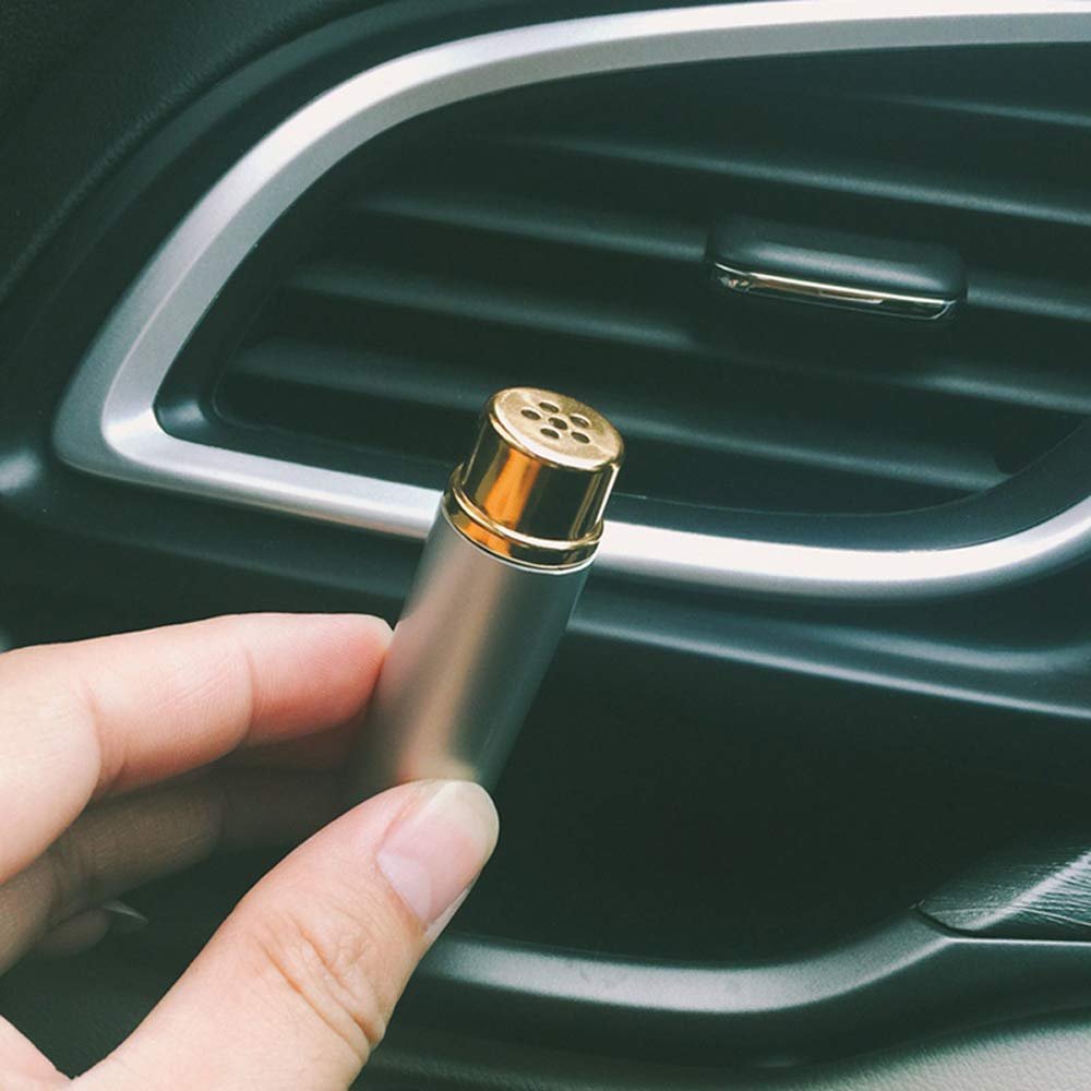 Bekith Set mit 8 leeren Aromatherapie-Inhalatoren, wiederverwendbare Naseninhalator-Röhrchen aus Aluminium und Glas, tragbare Naseninhalatoren mit 20 Baumwolldochten