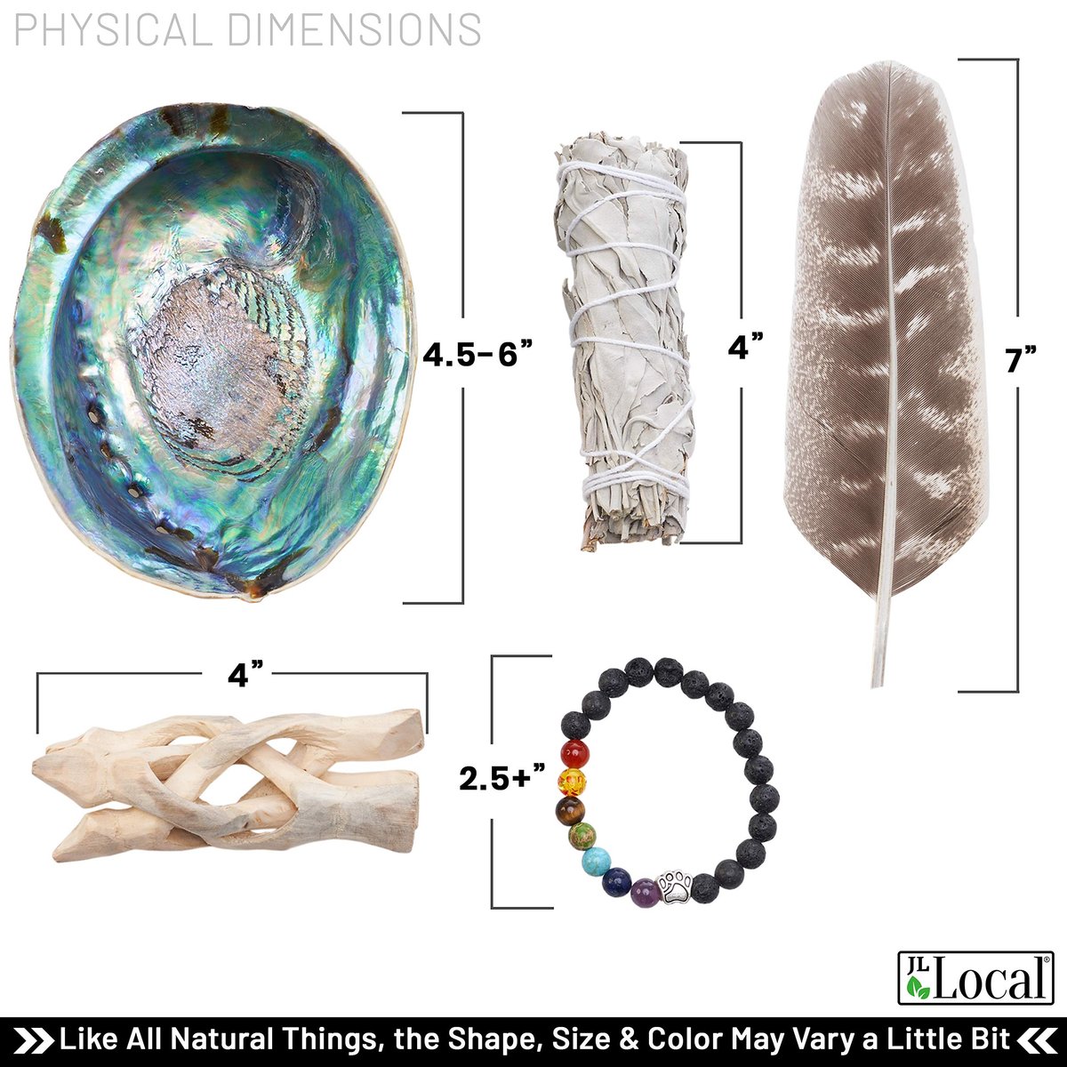 Weißer Salbei Smudging Set – Anfänger-Kit mit Anleitung & Segnungen