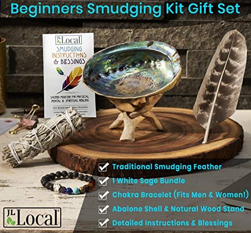Weißer Salbei Smudging Set – Anfänger-Kit mit Anleitung & Segnungen