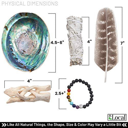 Weißer Salbei Smudging Set – Anfänger-Kit mit Anleitung & Segnungen