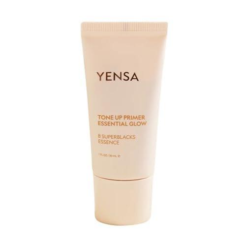 YENSA Tone Up Essential Glow Primer – Aufhellender & verschönernder Make-up Primer mit Superfood-Inhaltsstoffen, minimiert Poren, satinierter Schimmer, 30 ml