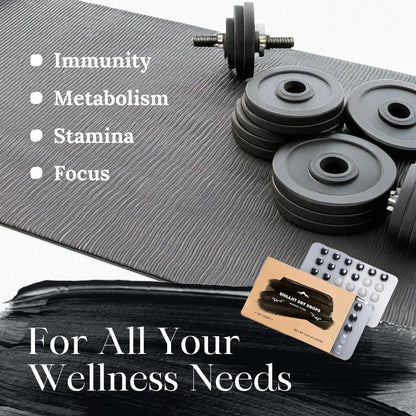 Reines Himalaya Shilajit | 100% reines natürliches Shilajit Grade A Max Potency 85+ Spurenelemente & Fulvinsäure | 3rd Party US Labor getestet | Trockene Tropfen | 12g (60 Stück)