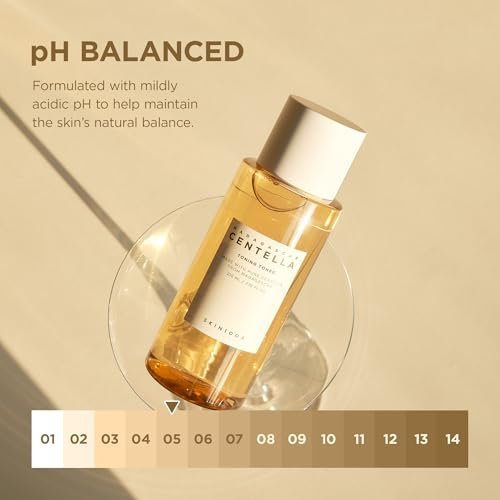 SKIN1004 Centella Toning Toner 400 ml – Feuchtigkeitsspendender Gesichtstoner mit Madagaskar Centella Asiatica & Hyaluronsäure, PHA Peeling, Koreanische Hautpflege