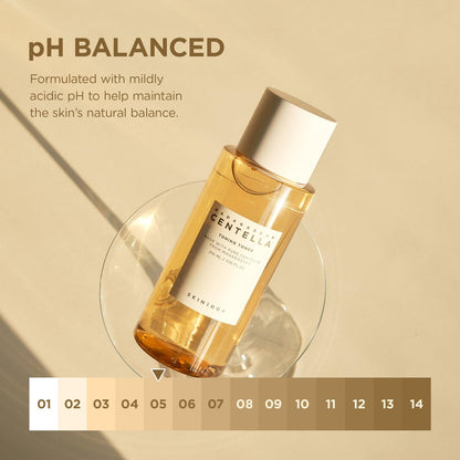 SKIN1004 Centella Toning Toner 400 ml – Feuchtigkeitsspendender Gesichtstoner mit Madagaskar Centella Asiatica & Hyaluronsäure, PHA Peeling, Koreanische Hautpflege