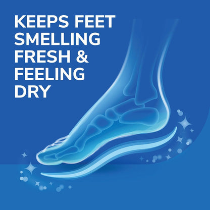 Dr. Scholl's® Stay Odor-Free & Dry Comfort Einlegesohlen mit Odor-X®, Unisex, 1 Paar, Zuschneidbar für Herrenschuhgrößen (7-13) und Damenschuhgrößen (5-10)