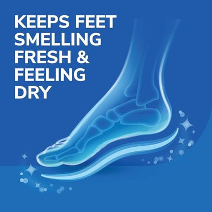 Dr. Scholl's® Stay Odor-Free & Dry Comfort Einlegesohlen mit Odor-X®, Unisex, 1 Paar, Zuschneidbar für Herrenschuhgrößen (7-13) und Damenschuhgrößen (5-10)