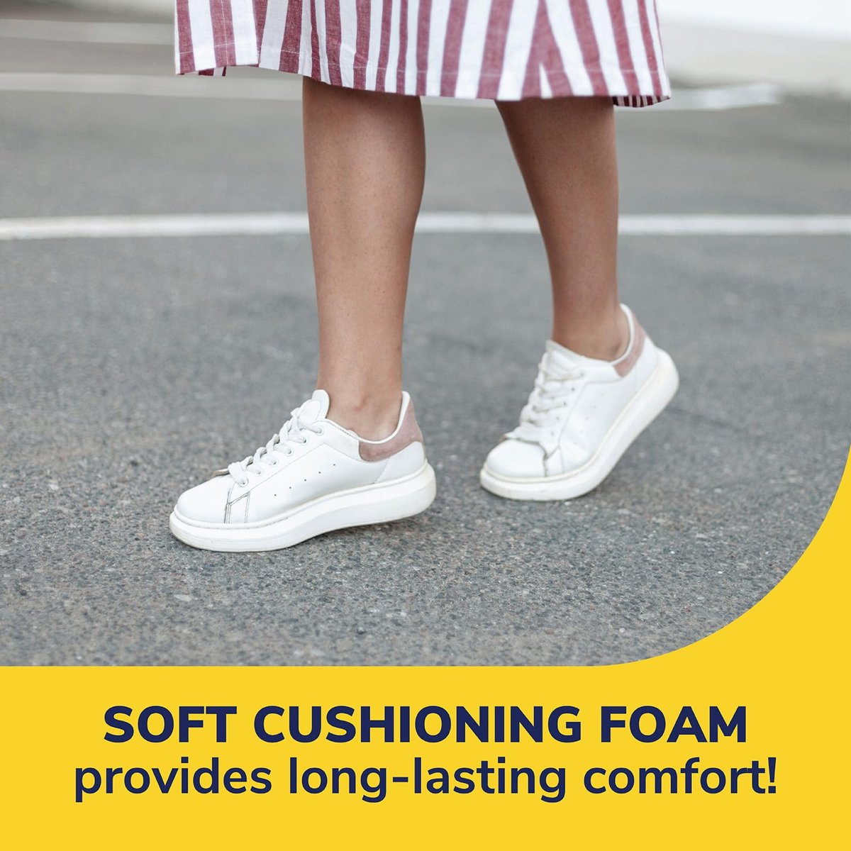 Dr. Scholl's® Stay Odor-Free & Dry Comfort Einlegesohlen mit Odor-X®, Unisex, 1 Paar, Zuschneidbar für Herrenschuhgrößen (7-13) und Damenschuhgrößen (5-10)