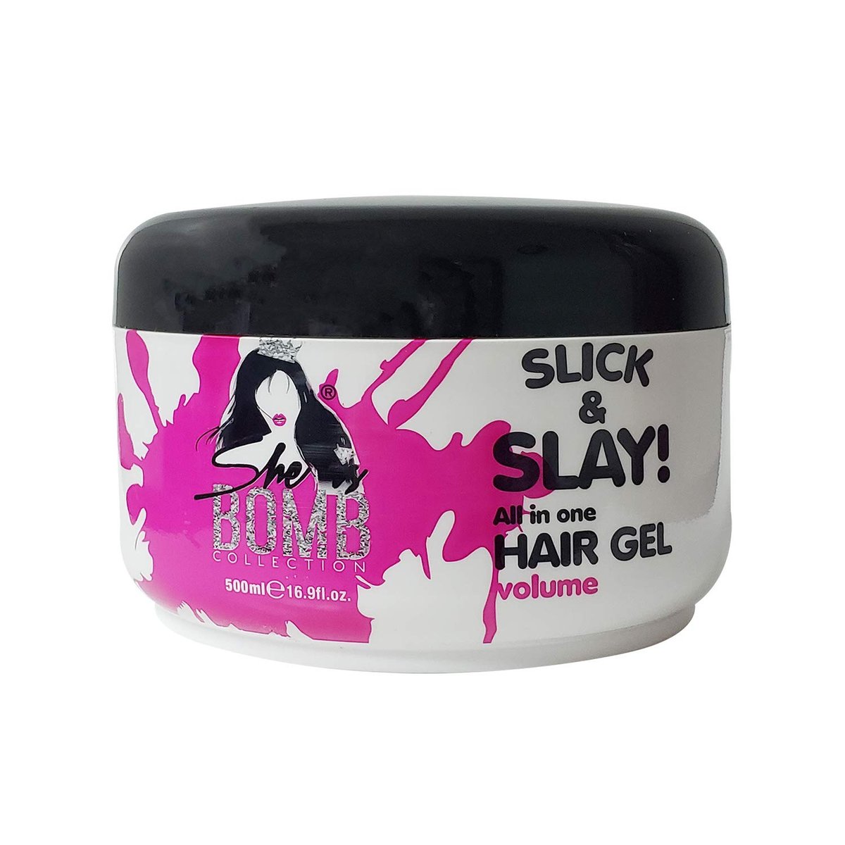 She Is Bomb Collection Slick & Slay All-in-One Haar-Gel 16,9 fl. oz.