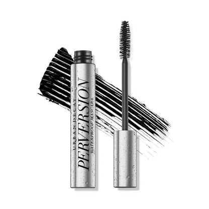 Urban Decay Perversion Volumizing Waterproof Mascara – Intensive Black, aufbaubare Wimperntusche für Volumen & Länge, mit pflegenden Proteinen & Aminosäuren, tierversuchsfrei – 0,34 fl oz
