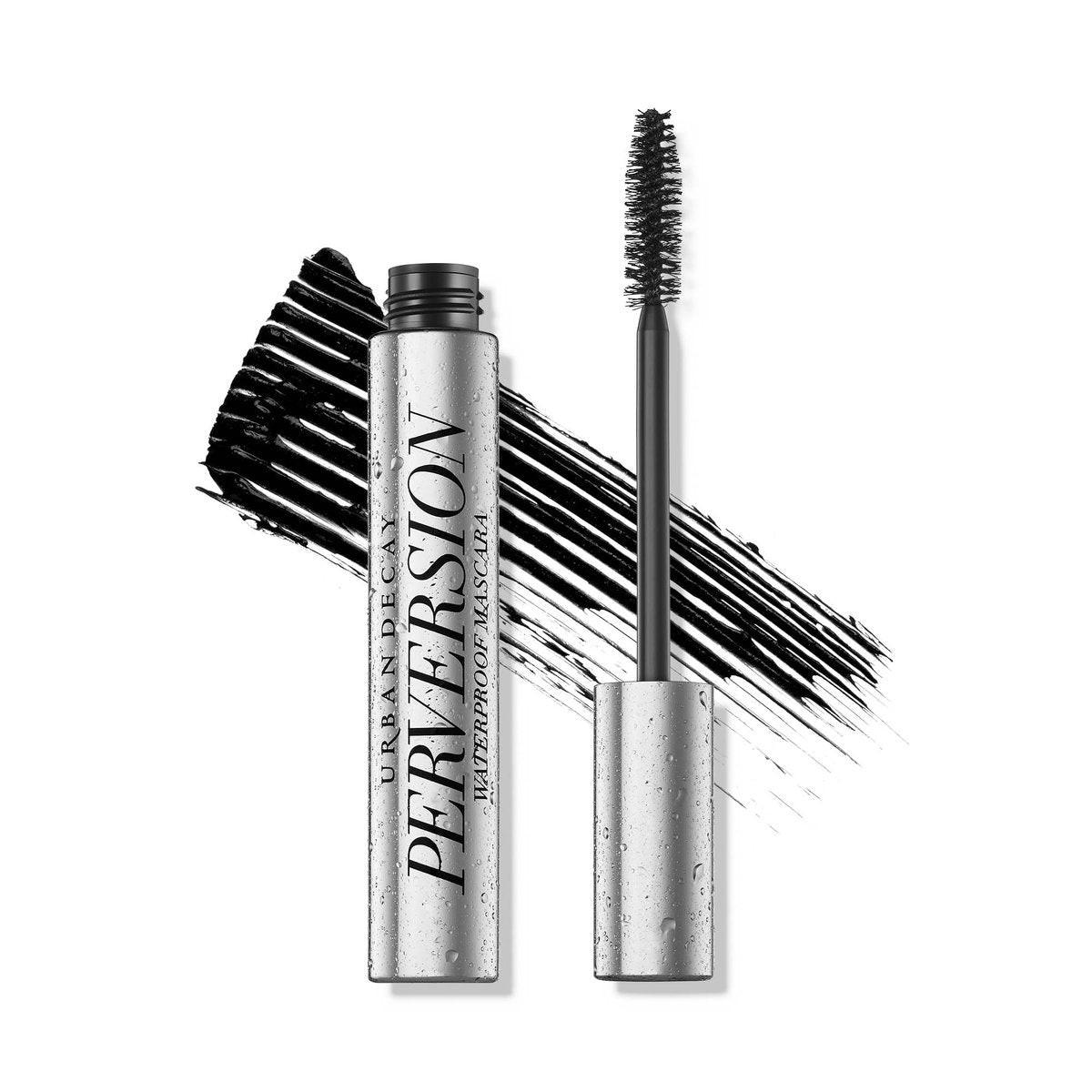 Urban Decay Perversion Volumizing Waterproof Mascara – Intensive Black, aufbaubare Wimperntusche für Volumen & Länge, mit pflegenden Proteinen & Aminosäuren, tierversuchsfrei – 0,34 fl oz