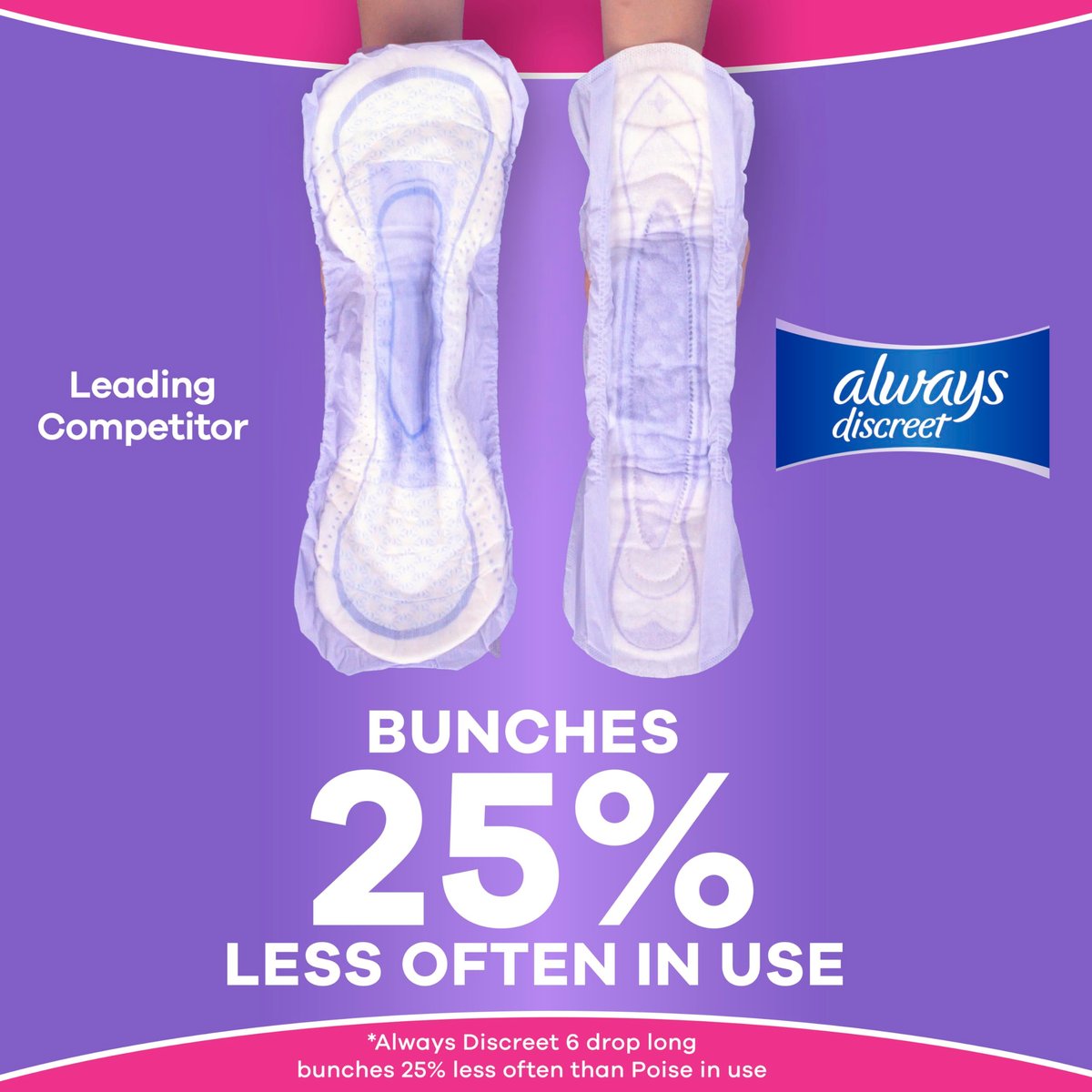 Always Discreet Inkontinenz-Einlagen für Frauen, Trockener, 3 Tropfen Reguläre Länge, Leichte Saugfähigkeit, Blasenkontrolle, Blasenschwäche & Wochenbett-Einlagen, 90 Stück