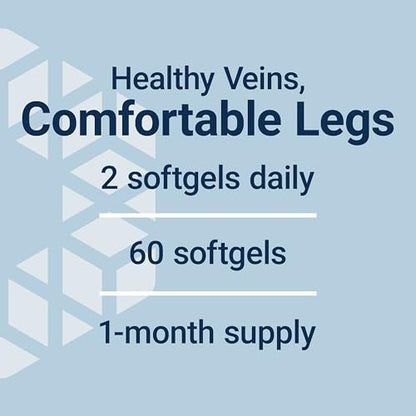 Life Extension Youthful Legs – Venenunterstützung & Durchblutung, mit Diosmin und Orangenblütenextrakt, 60 Softgels