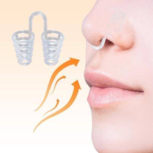 Mobi Lock Nase Vent Sinus Erleichterung Dilator (12er-Pack, mittlere Größe) – Harte Konus-Vents – Einfache Lösung für nächtliche Schnarcher – Wiederverwendbares Anti-Schnarch-Gerät für erholsamen Schlaf