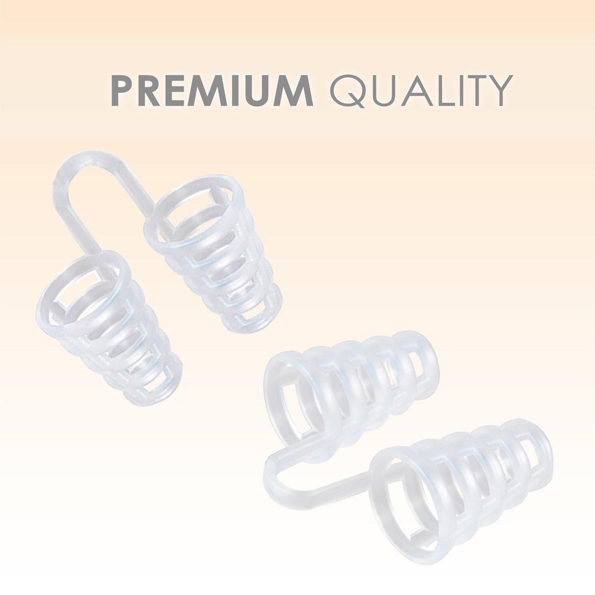 Mobi Lock Nase Vent Sinus Erleichterung Dilator (12er-Pack, mittlere Größe) – Harte Konus-Vents – Einfache Lösung für nächtliche Schnarcher – Wiederverwendbares Anti-Schnarch-Gerät für erholsamen Schlaf