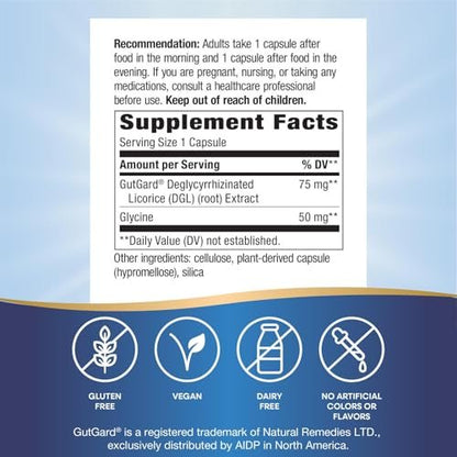 Nature’s Way Premium Extract DGL Ultra Extra Starke Verdauungsunterstützung*, 90 Kapseln