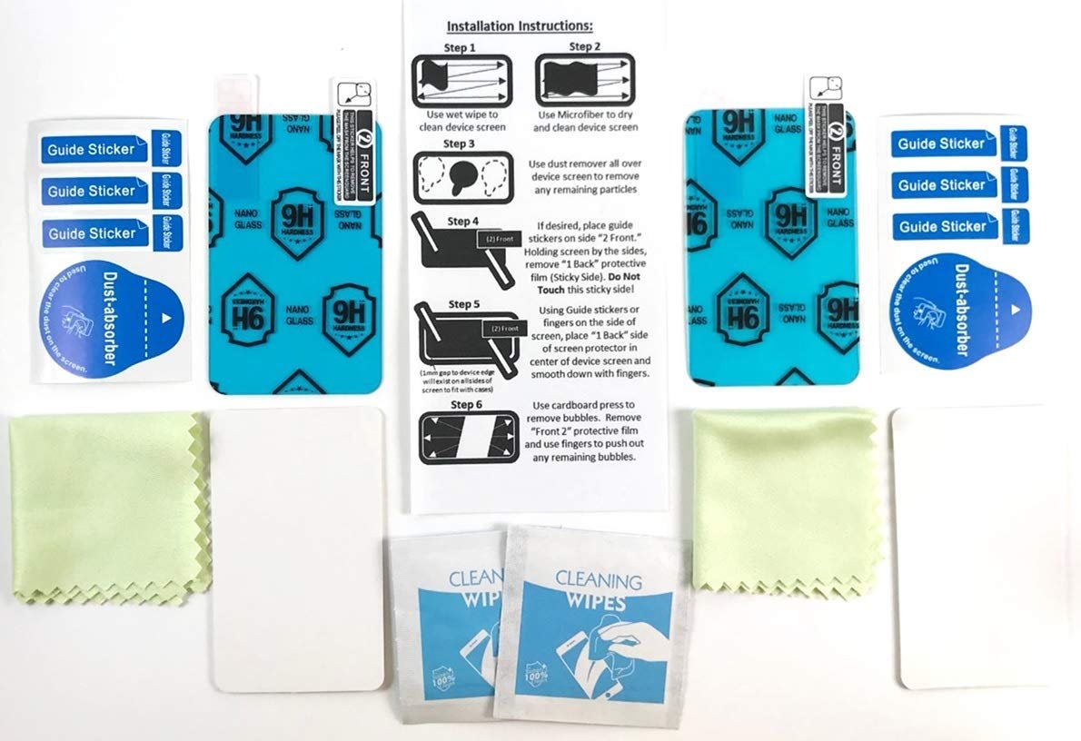 A1C WEAR 9H Flexible Glass Screen Protector für Tandem tSlim X2 und tFlex Insulinpumpen – 2er-Pack – Kratzfest und Fingerabdruckresistent