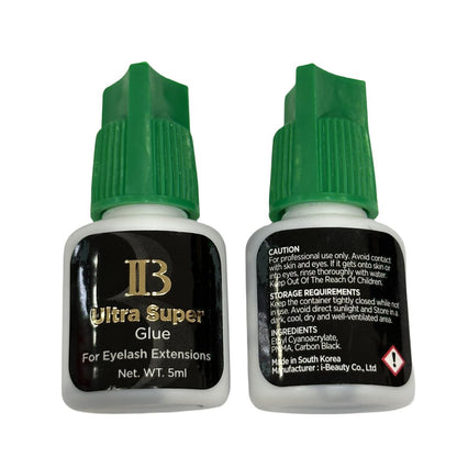 Lava Lash 1 Stück Wimpernverlängerung Ibeauty Ultra Super Kleber 5 ml – semipermanenter Wimpernkleber, 1-2 Sekunden Trocknungszeit, hält 5-6 Wochen
