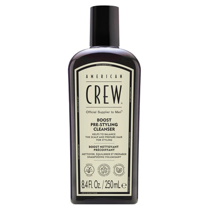 AMERICAN CREW Pre Styler Boost Shampoo für feines & dünner werdendes Haar – Volumen, Lift & Glanz – vegan – 250 ml