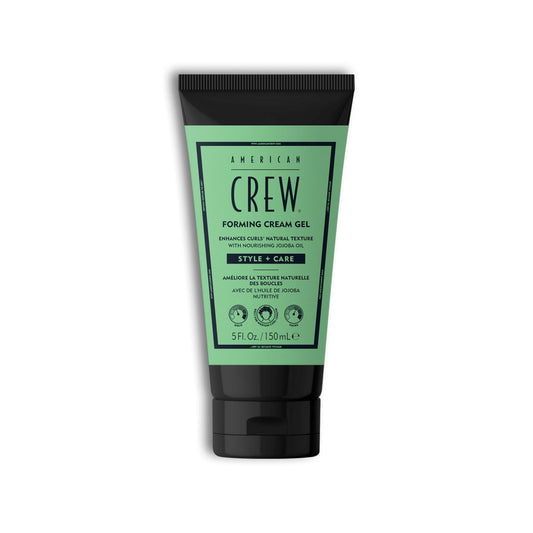AMERICAN CREW Forming Cream Gel – Hybrid Lockencreme für Männer, mittlerer Halt mit Anti-Frizz-Schutz, 148 ml