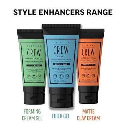 AMERICAN CREW Forming Cream Gel – Hybrid Lockencreme für Männer, mittlerer Halt mit Anti-Frizz-Schutz, 148 ml
