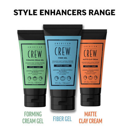 AMERICAN CREW Forming Cream Gel – Hybrid Lockencreme für Männer, mittlerer Halt mit Anti-Frizz-Schutz, 148 ml
