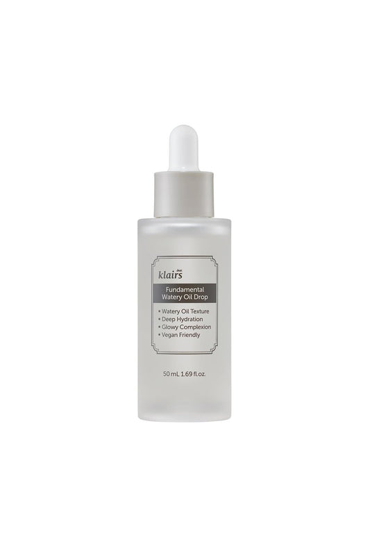 DearKlairs Fundamental Watery Oil Drop – Wasserbasiertes Serum mit reichhaltiger Feuchtigkeit, Gesichtsöl, 1,69 Fl Oz