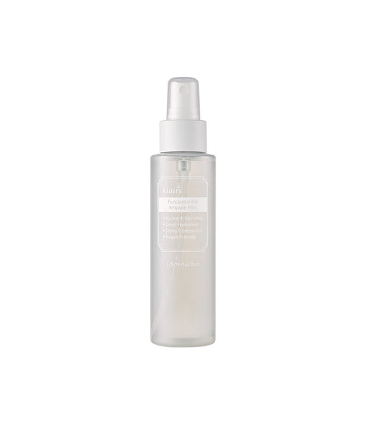 DearKlairs Fundamental Ampoule Mist – 75% Grüner Tee, Gesichtsspray, Feuchtigkeitsspray, Make-up-Fixierspray, 4,22 Fl Oz