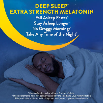 MidNite Deep Sleep Extra Strength – 10 mg Melatonin Gummis für Erwachsene, nicht gewöhnungsbildend, pflanzliches Nahrungsergänzungsmittel, glutenfrei, laktosefrei, vegetarisch, 36 Stück