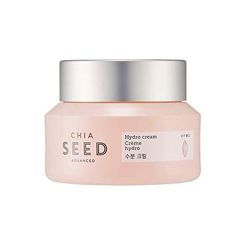 The Face Shop Chia Seed Advanced Hydro Cream – Intensive Feuchtigkeitscreme mit sofortigem Kühl-Effekt, 50 ml
