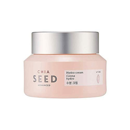 The Face Shop Chia Seed Advanced Hydro Cream – Intensive Feuchtigkeitscreme mit sofortigem Kühl-Effekt, 50 ml
