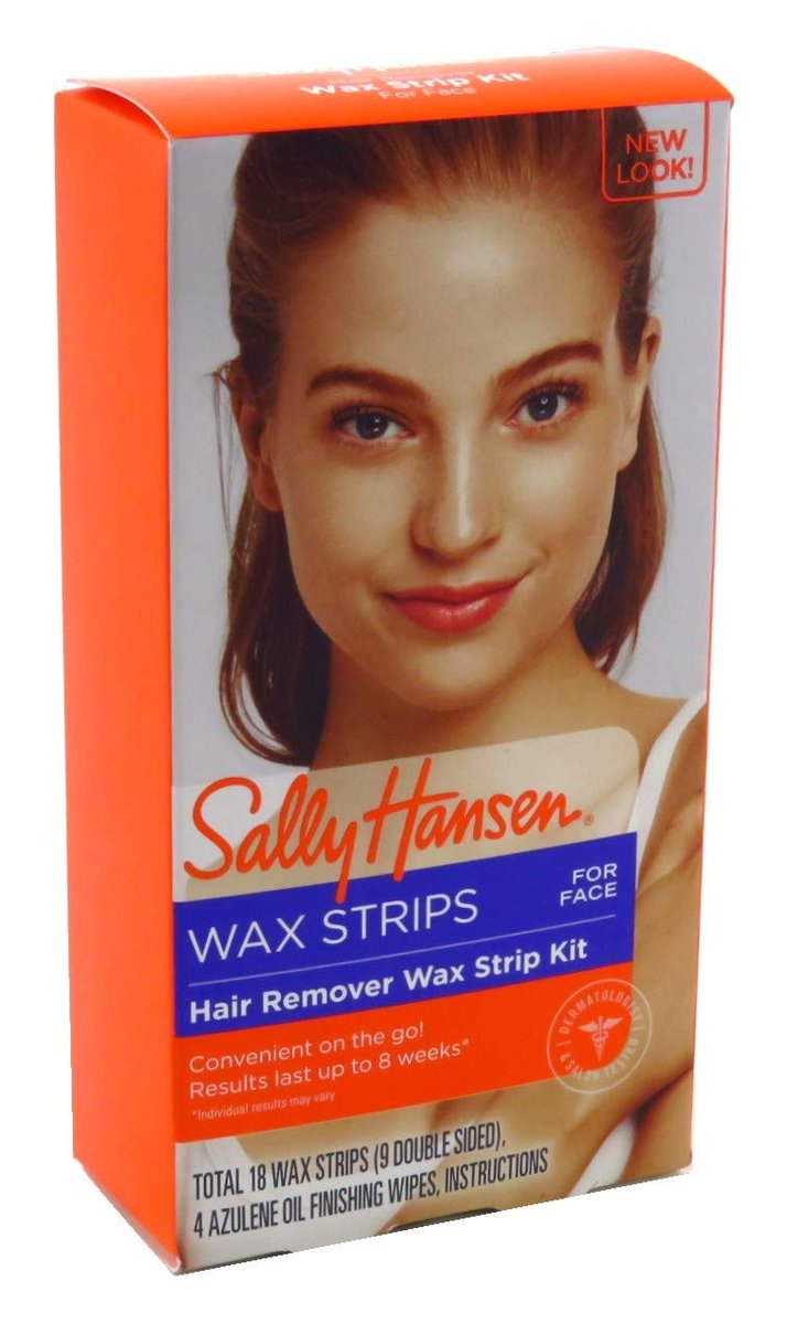 Sally Hansen Gesichtshaarentfernungs-Wachsstreifen-Set (2er-Pack)