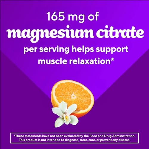 Vitafusion Magnesium Gummis – Nahrungsergänzung für innere Ruhe, tropischer Zitrusgeschmack, 60 Gummis