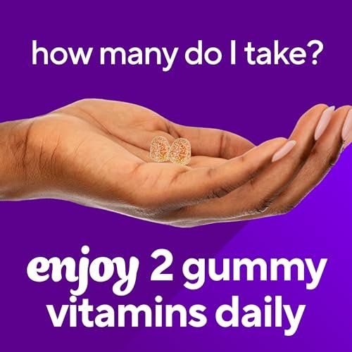 Vitafusion Magnesium Gummis – Nahrungsergänzung für innere Ruhe, tropischer Zitrusgeschmack, 60 Gummis