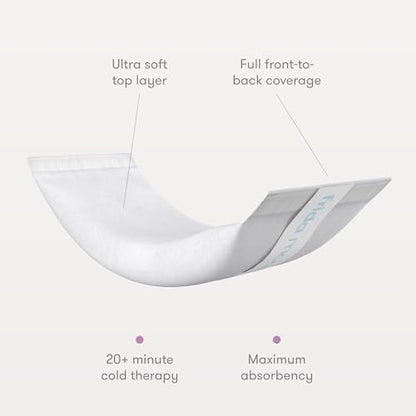 Frida Mom 2-in-1 Wochenbett-Pads, saugfähige Perineal-Eis-Maxi-Pads, sofortige Kältetherapie und Mutterschaftspad in einem, 8 Stück