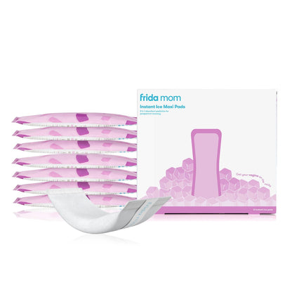 Frida Mom 2-in-1 Wochenbett-Pads, saugfähige Perineal-Eis-Maxi-Pads, sofortige Kältetherapie und Mutterschaftspad in einem, 8 Stück