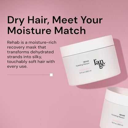 L'ANGE HAIR Rehab Hydrating Masque – Tiefenwirksame Haarmaske für trockenes, geschädigtes Haar mit Keratin – 300 ml