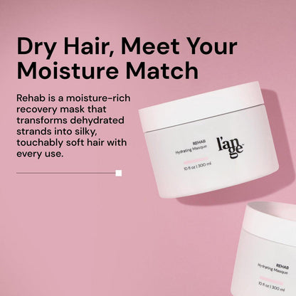 L'ANGE HAIR Rehab Hydrating Masque – Tiefenwirksame Haarmaske für trockenes, geschädigtes Haar mit Keratin – 300 ml