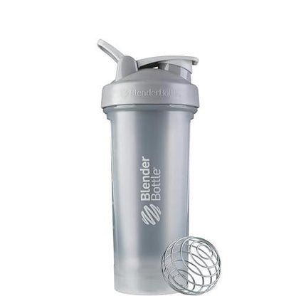 BlenderBottle Classic V2 Shaker Flasche - Perfekt für Proteinshakes und Pre-Workout, 28 Unzen, Kieselgrau