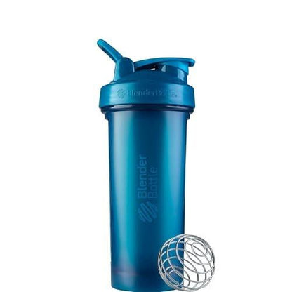 BlenderBottle Classic V2 Shaker Flasche – Perfekt für Proteinshakes und Pre-Workout, 28 Unzen, Ocean Blue