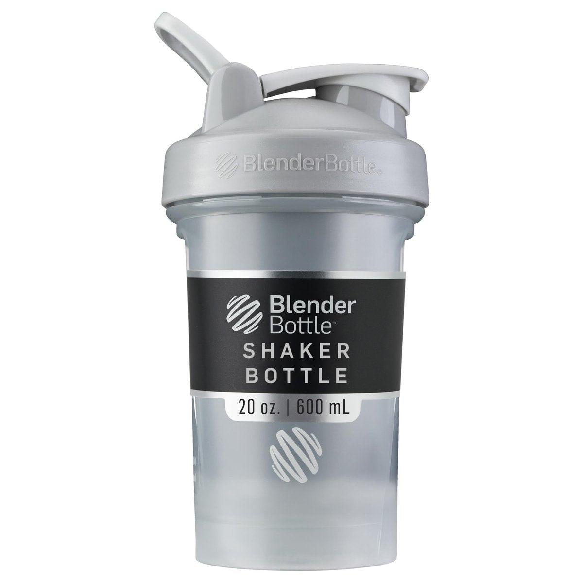 BlenderBottle Classic V2 Shaker-Flasche – 20 Unzen, Stein Grau – Perfekt für Proteinshakes und Pre-Workout