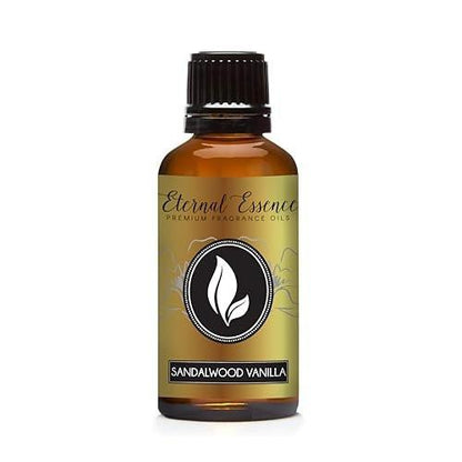 Eternal Essence Oils Sandelholz Vanille 30 ml Premium Duftöl – für Kerzen-, Seifenherstellung, Aromatherapie, Diffuser, Haushalt & Luftbefeuchter