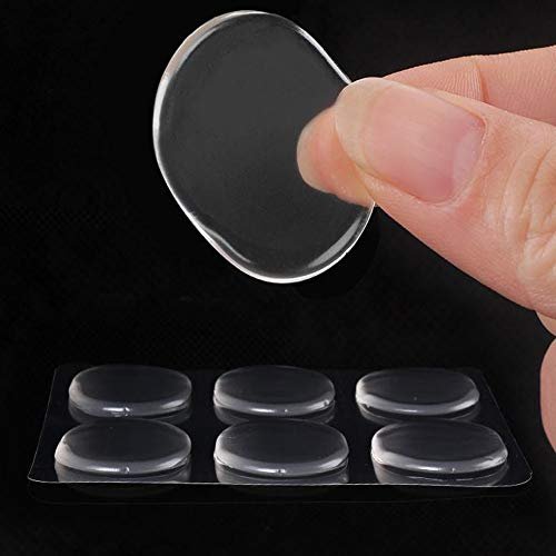 Gel-Fersenpolster für Damen und Herren – 20er Set, klare Fersenkissen für Schuhe