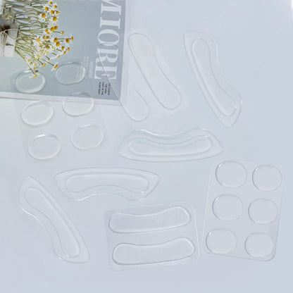 Gel-Fersenpolster für Damen und Herren – 20er Set, klare Fersenkissen für Schuhe