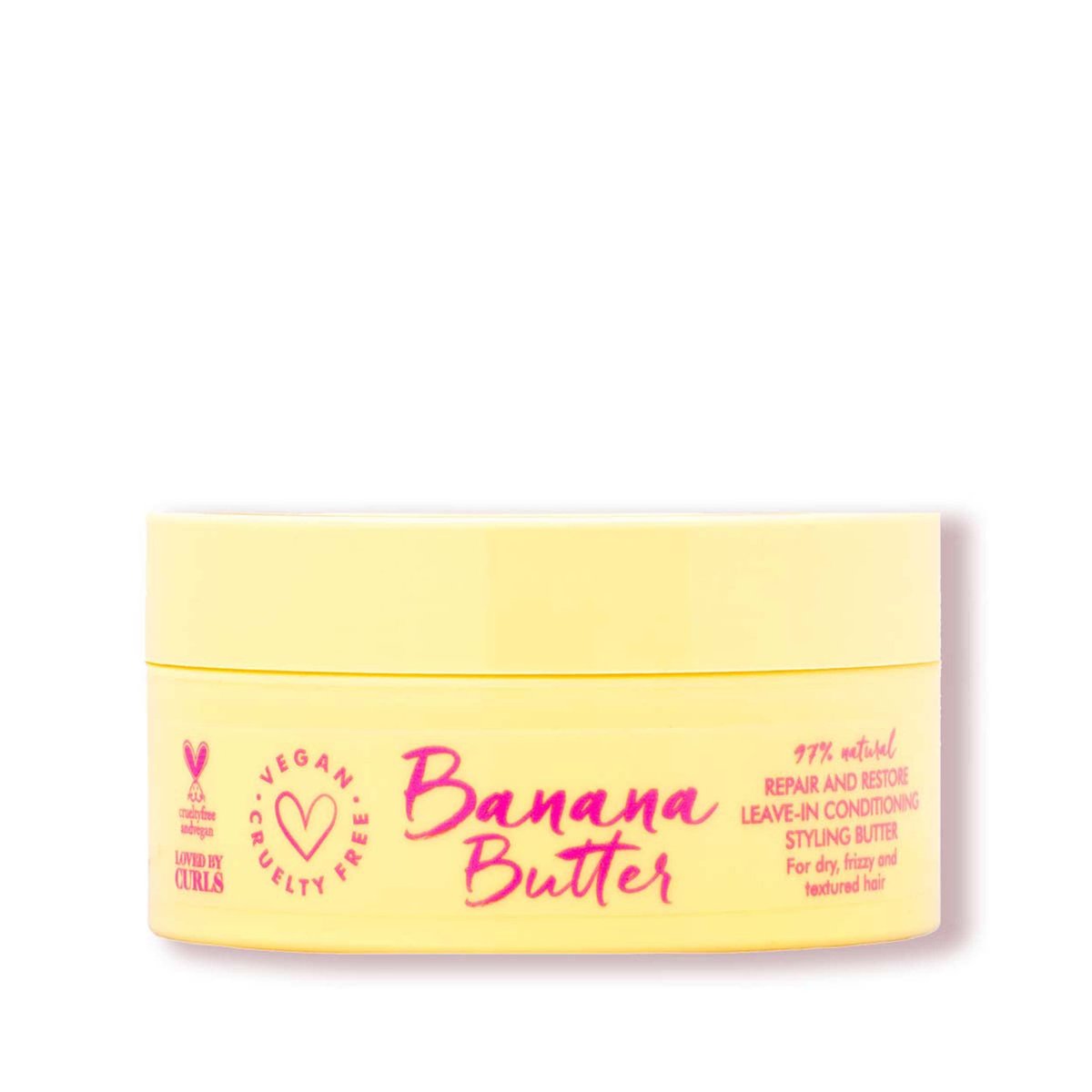 Umberto Giannini Coily Banana Butter Leave-in Conditioner – Reparierend & Feuchtigkeitsspendend – Vegan & 97% Natürlich – 200 ml