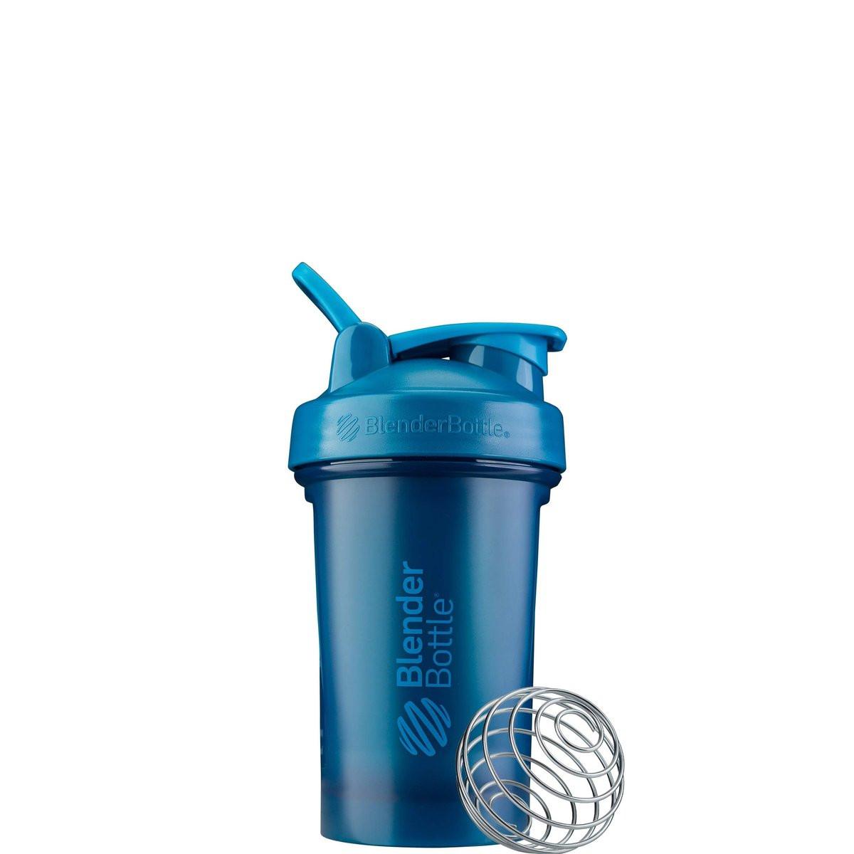 BlenderBottle Classic V2 Shaker-Flasche für Protein-Shakes und Pre-Workout, 20 oz, Ocean Blue