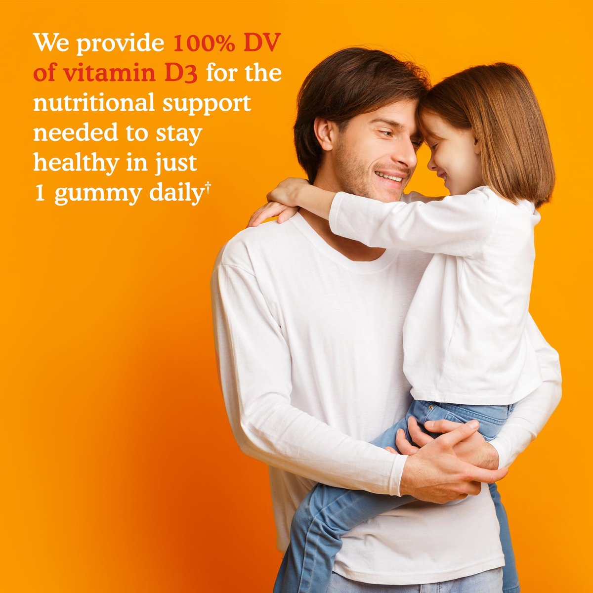 Garden of Life Kids Bioaktive Vitamin D3 Gummibärchen – 800 IE (100% Tagesbedarf) für starke Knochen, Zähne, Gehirn & Immunsystem – Ohne Zucker, Vegan, Nicht-GMO, Glutenfrei, Orangengeschmack, 60 Portionen