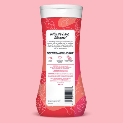 Summer's Eve Blissful Escape Tägliches Erfrischendes Ganzkörper-Femininwaschgel, Geruchsentfernung, pH-ausgeglichen, 15 Fl Oz (3er-Pack)