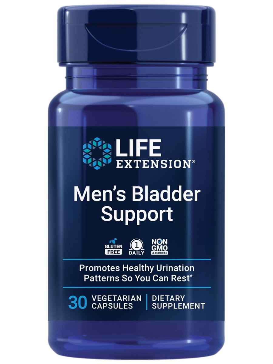 Life Extension Men's Bladder Support – 30 Kapseln für nächtliche Ruhe, Prostatagesundheit & gesunde Schlafmuster