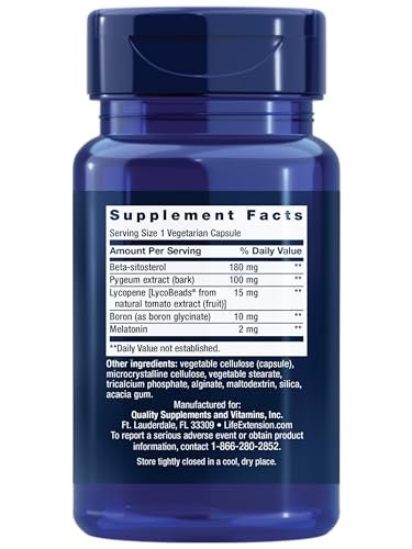 Life Extension Men's Bladder Support – 30 Kapseln für nächtliche Ruhe, Prostatagesundheit & gesunde Schlafmuster