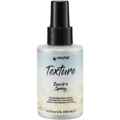 SexyHair Texture Beach'n Spray Texturierender Strandspray, 4,2 Oz – Bewahrt natürlichen Glanz, bis zu 24 Stunden Feuchtigkeitsresistenz, für alle Haartypen
